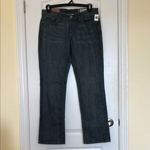 NWT GAP Women's Low Rise Slim Straight Jeans Vintage Wash Size 12